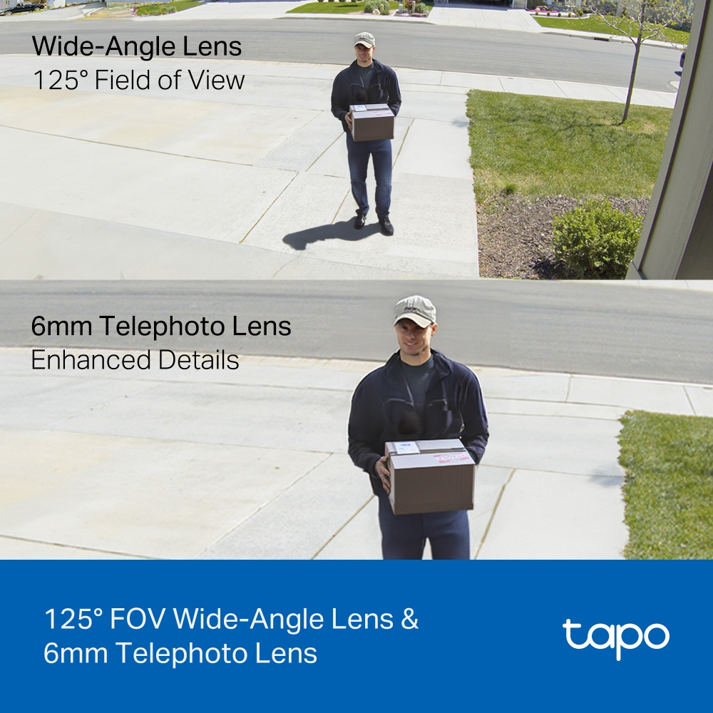 TP-LINK 3MP Tapo C246D Wifi Kablosuz Çift Lensli Pan/Tilt IP Güvenlik Kamerası