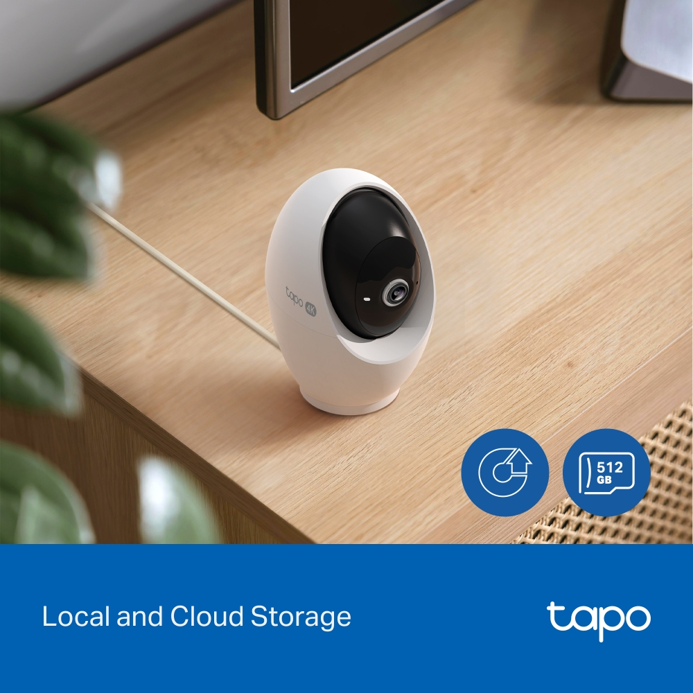 TP-LINK 8MP 4.3MM WIFI Kablosuz Pan/Tilt IP Kamera Tapo C260