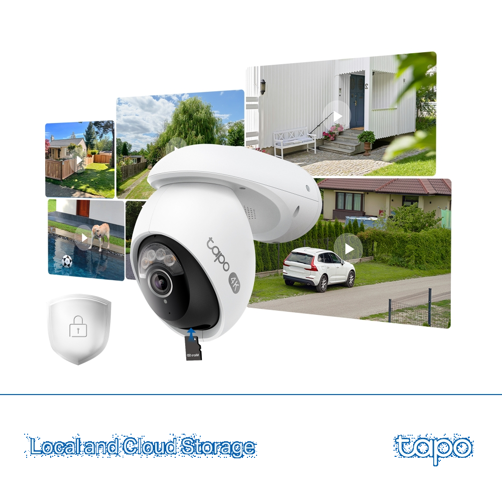 TP-LINK 8MP PTZ OutDoor Kablosuz Pan-Tilt IP Kamera Tapo Tapo C560WS