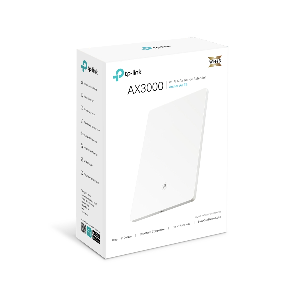 TP-LINK Archer Air E5 Wıfı6 AX3000 Dual Band Air Menzil Genişletici