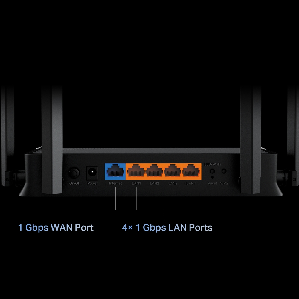 TP-LINK Archer BE220 Wıfı7 BE3600 Ev Ofis Tipi Router