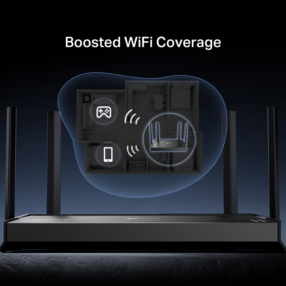 TP-LINK Archer BE220 Wıfı7 BE3600 Ev Ofis Tipi Router