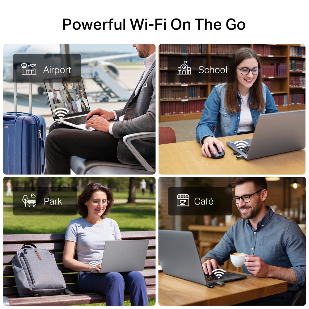 TP-LINK ARCHER TBE400U WIFI7 BE6500 Üç Bant Usb Kablosuz Ağ Adaptörü