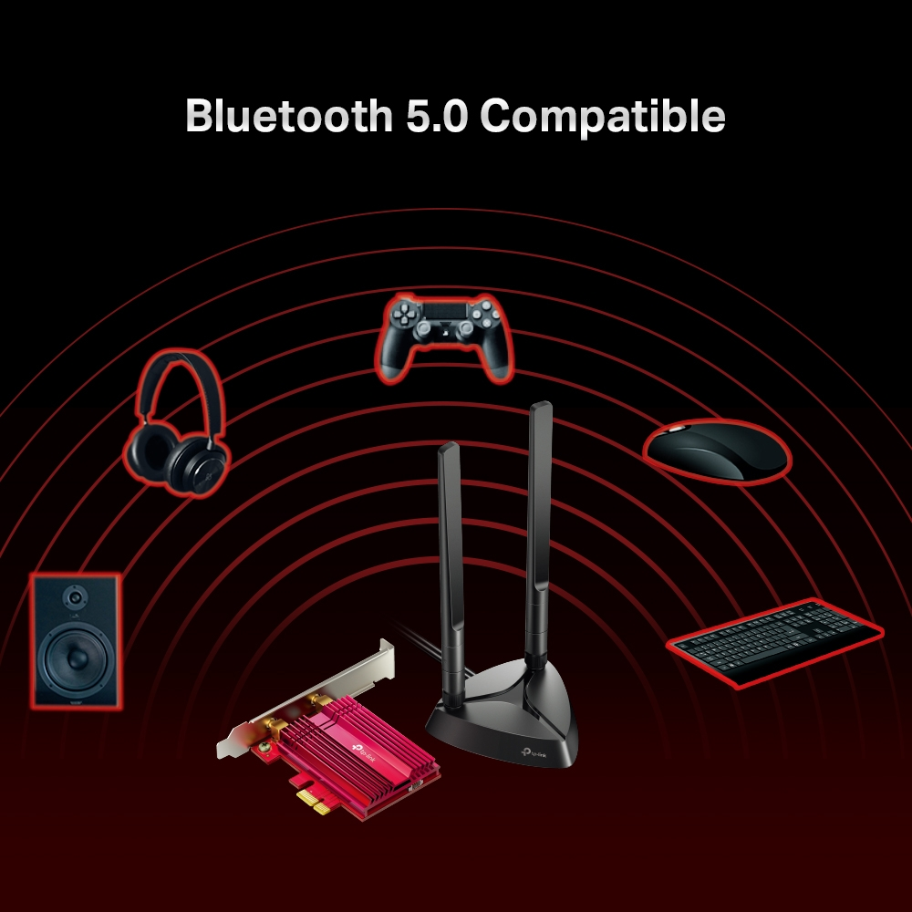 TP-LINK Archer TX3000E AX3000 Wi-Fi 6 Bluetooth 5.0 PCIe Kablosuz Adaptör