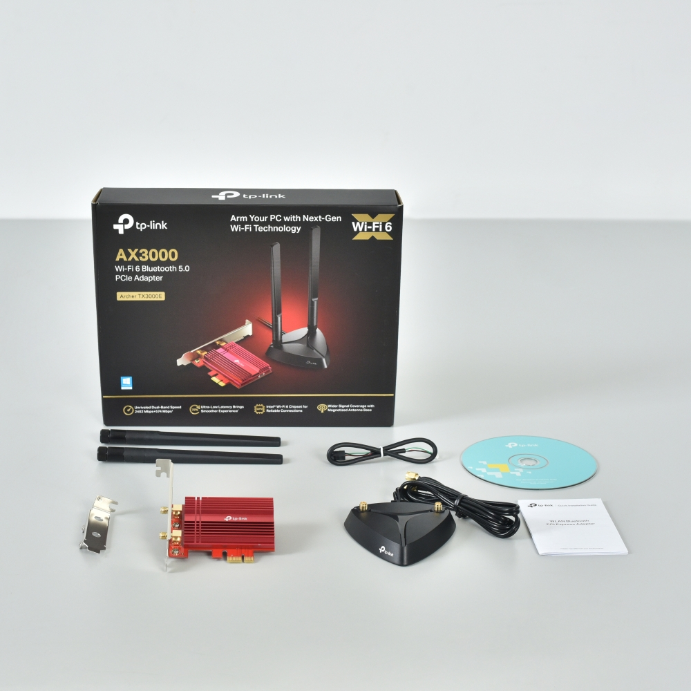 TP-LINK Archer TX3000E AX3000 Wi-Fi 6 Bluetooth 5.0 PCIe Kablosuz Adaptör