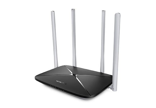 TP-LINK MERCUSYS AC12 3 Port 10/100/1000Mbps AC1200 4xAnten Masaüstü Router Access Point