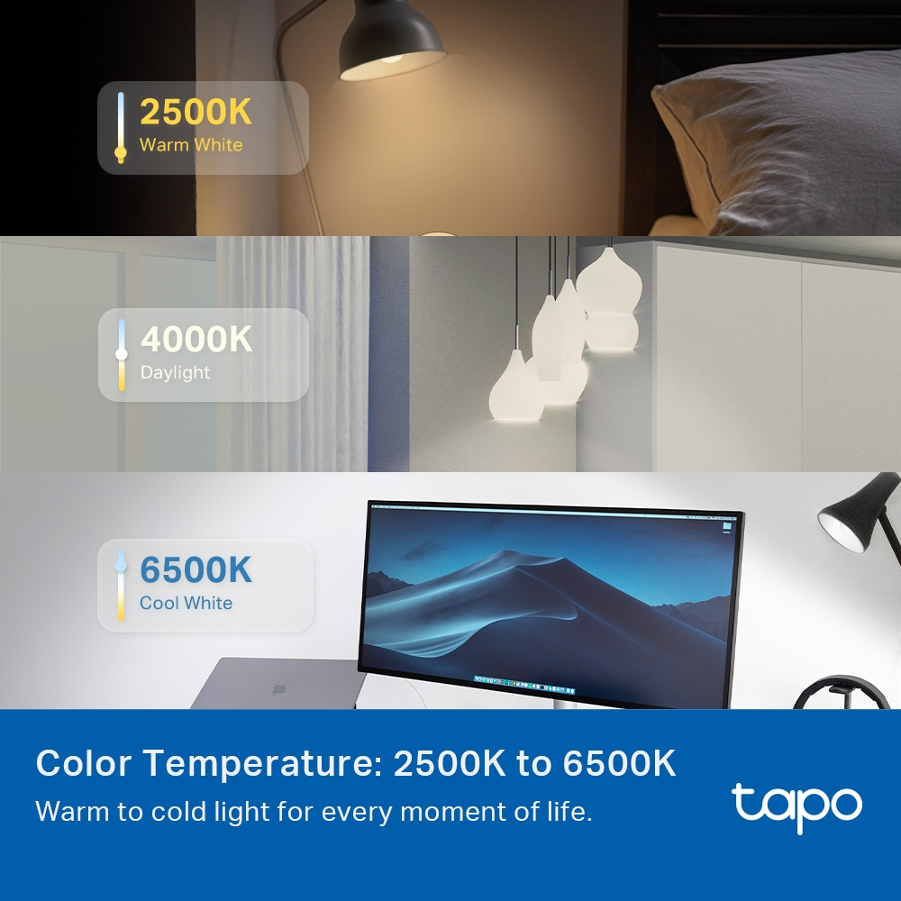 TP-LINK Tapo L430P Akıllı Wıfı Ampul Çok Renkli - E14 P45