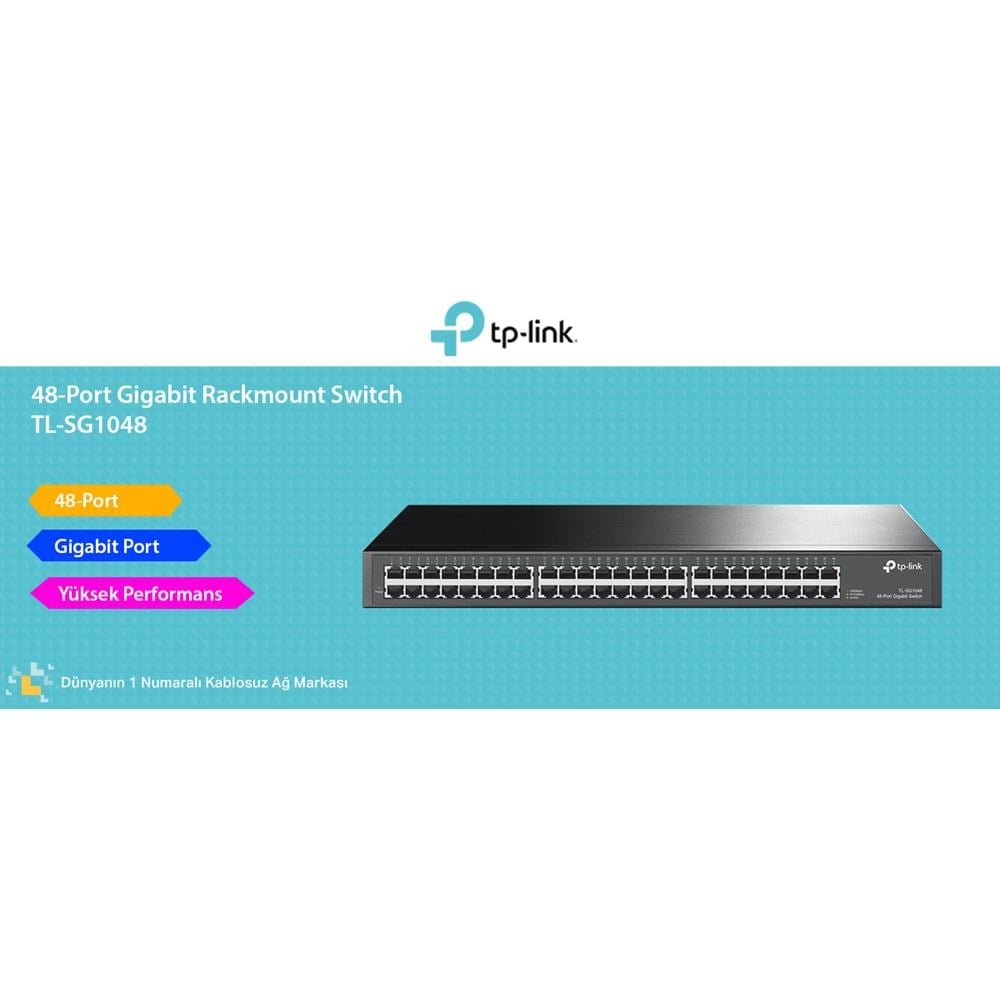 TP-LINK TL-SG1048 48 PORT GIGABIT RACKMOUNT SWITCH
