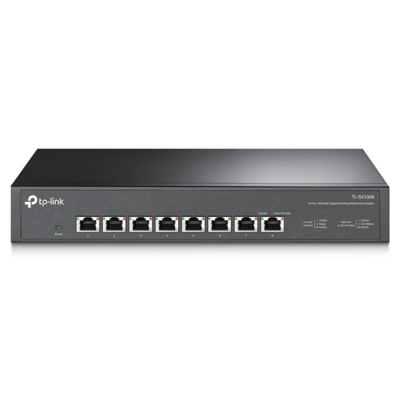 TP-LINK TL-SX1008 8 PORT 10GIGABIT METAL KASA YÖNETİLEMEZ RACKMOUNT SWITCH