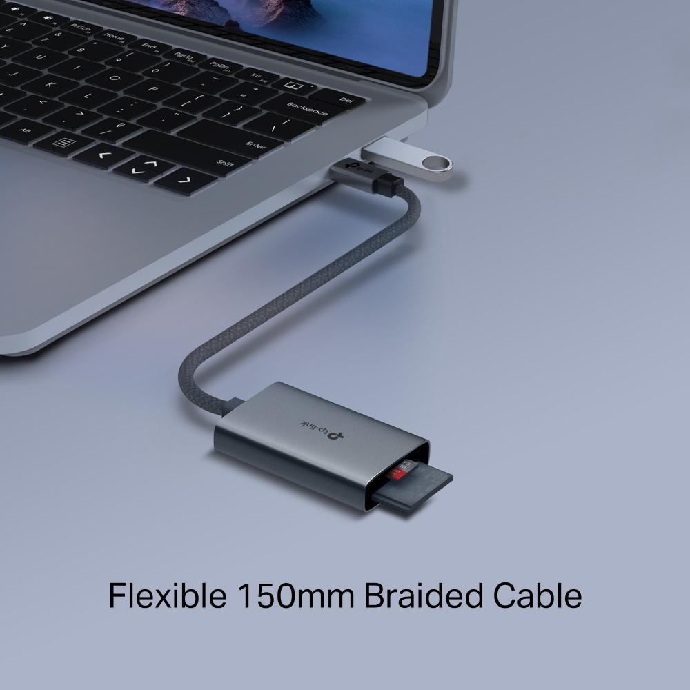 TP-LINK UA440C USB-C TO SD/MICROSD UHS-II 4.0 Kart Okuyucu Hub