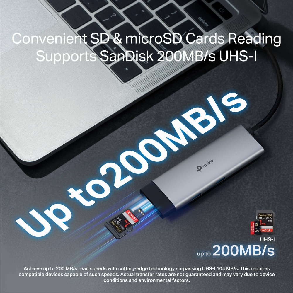 TP-LINK UH7020C 7port USB Type-C Çoklayıcı Hub