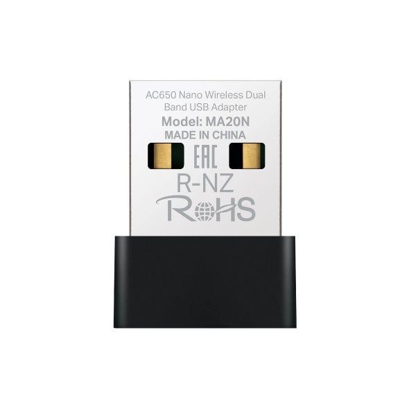 Tp Mercusys MA20N AC650 Nano wi-fi USB adaptör
