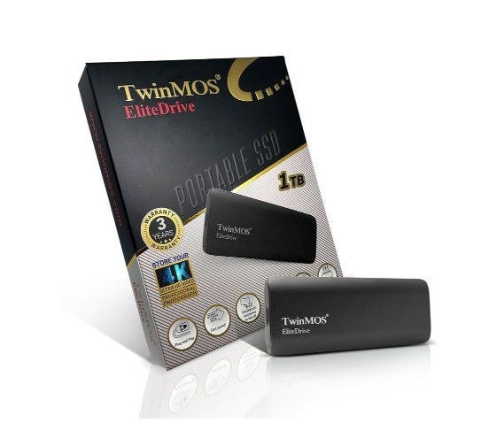 TWINMOS 2TB EliteDrive PSSD2TBMEDB 450-410MB/s USB 3.2 / Type-C Harici Disk