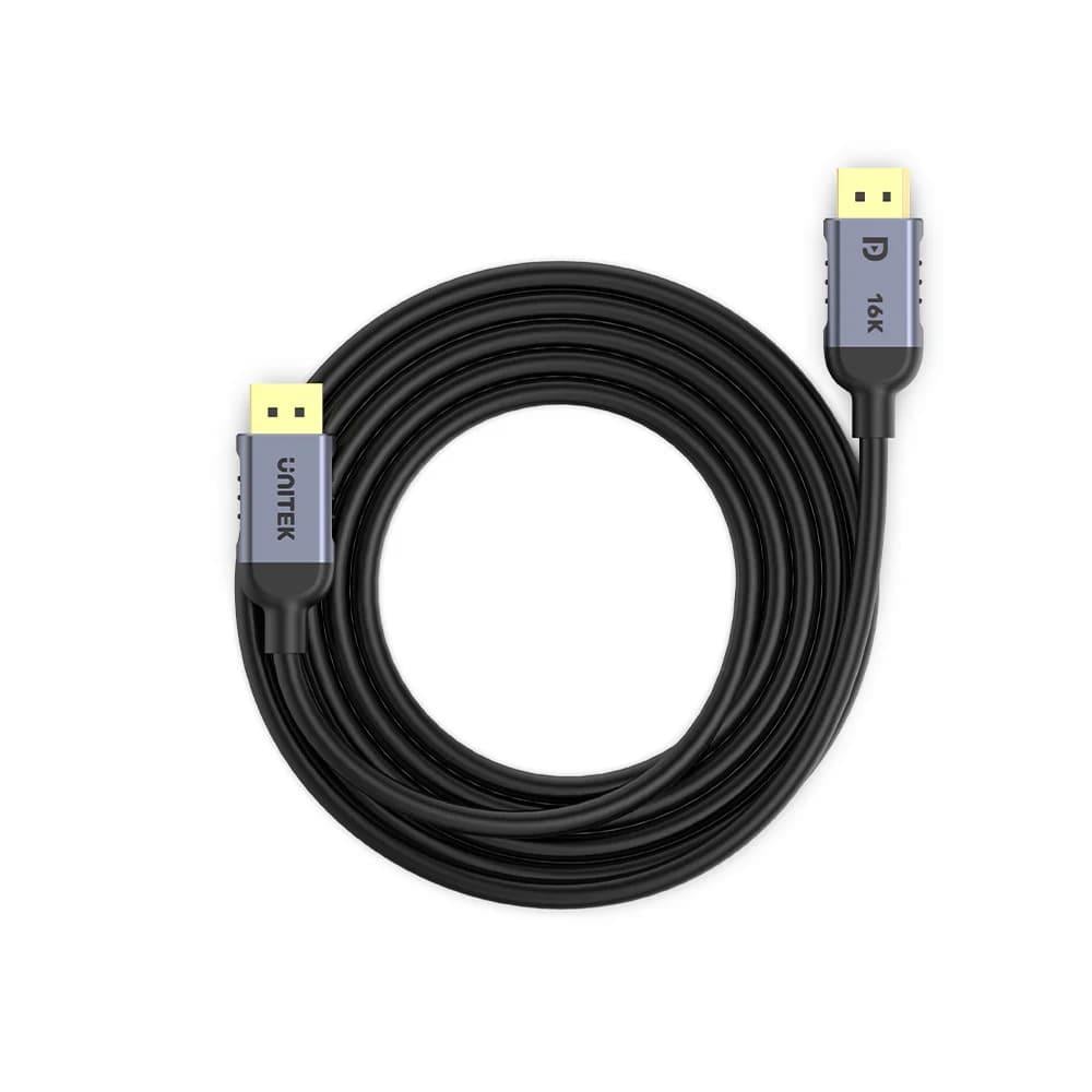 UNITEK DISPLAYPORT 2.1 %100 BAKIR 1MT 16K&60Hz (C1626GY01-1M)