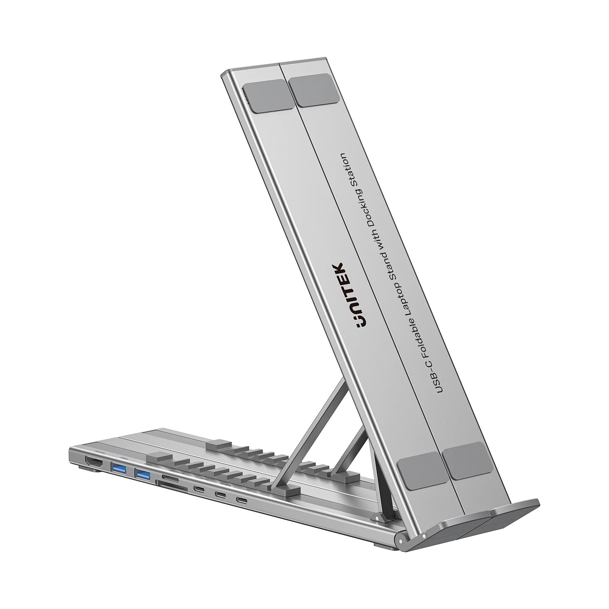 UNITEK KATLANABİLİR NOTEBOOK STANDI VE BAĞLANTI İSTASYONU (D1137AGY01)