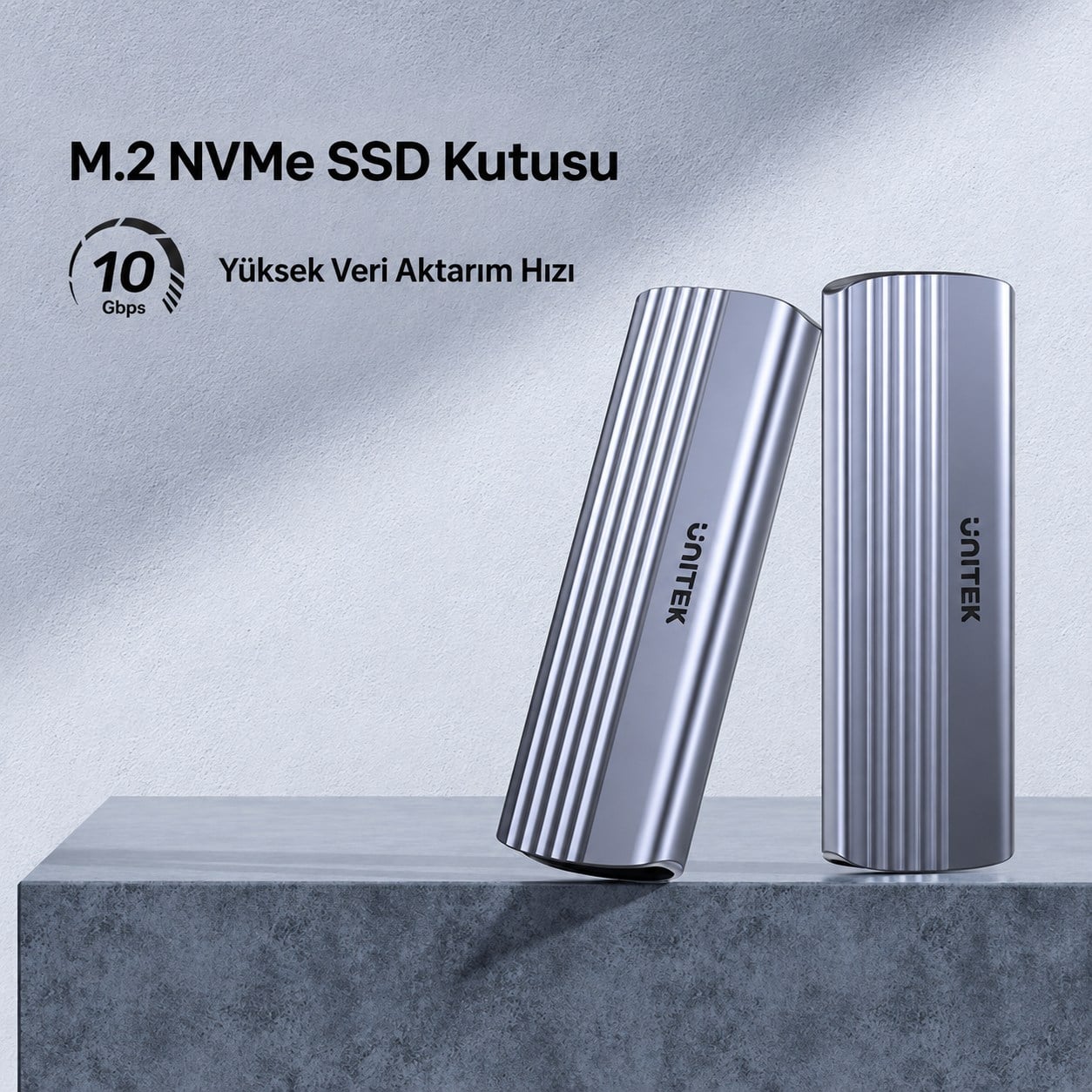 UNITEK M.2 PCIe NVME USB-C SSD KUTUSU (S1241B01)