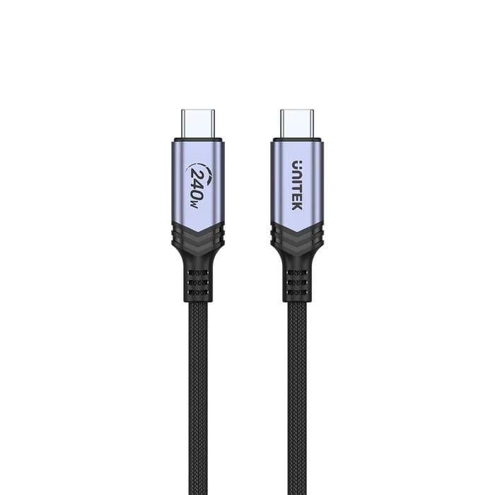 UNITEK TYPE-C HIZLI ŞARJ KABLOSU 2MT 240W (C14110GY-2M)
