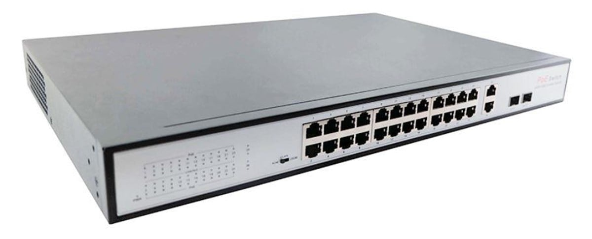 URANIUM POE-2421SFP 24X10/100+2X GIGABIT UPLINK +1XSFP 360W 250 METRE POE COMBO RACK TIPI SWITCH