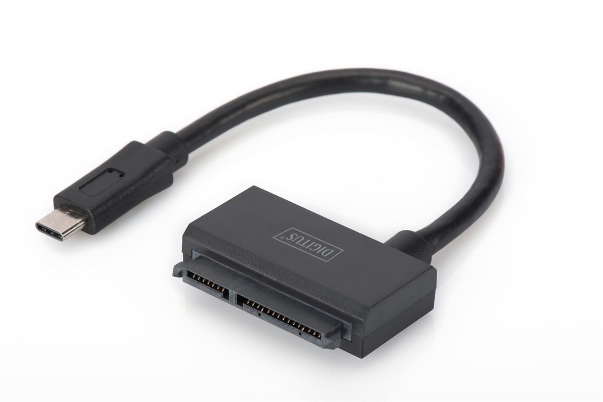 USB 3.1 Tip C <-> Serial ATA III (SATA III)/SSD Adaptörü, Güç Adaptörsüz