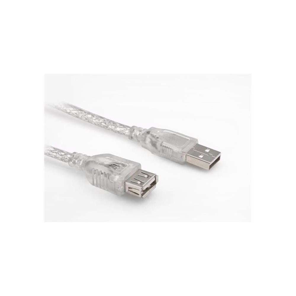 USB KABLO UZATMA ERKEK DİŞİ ŞEFFAF 10MT S-LİNK SL-AF2010