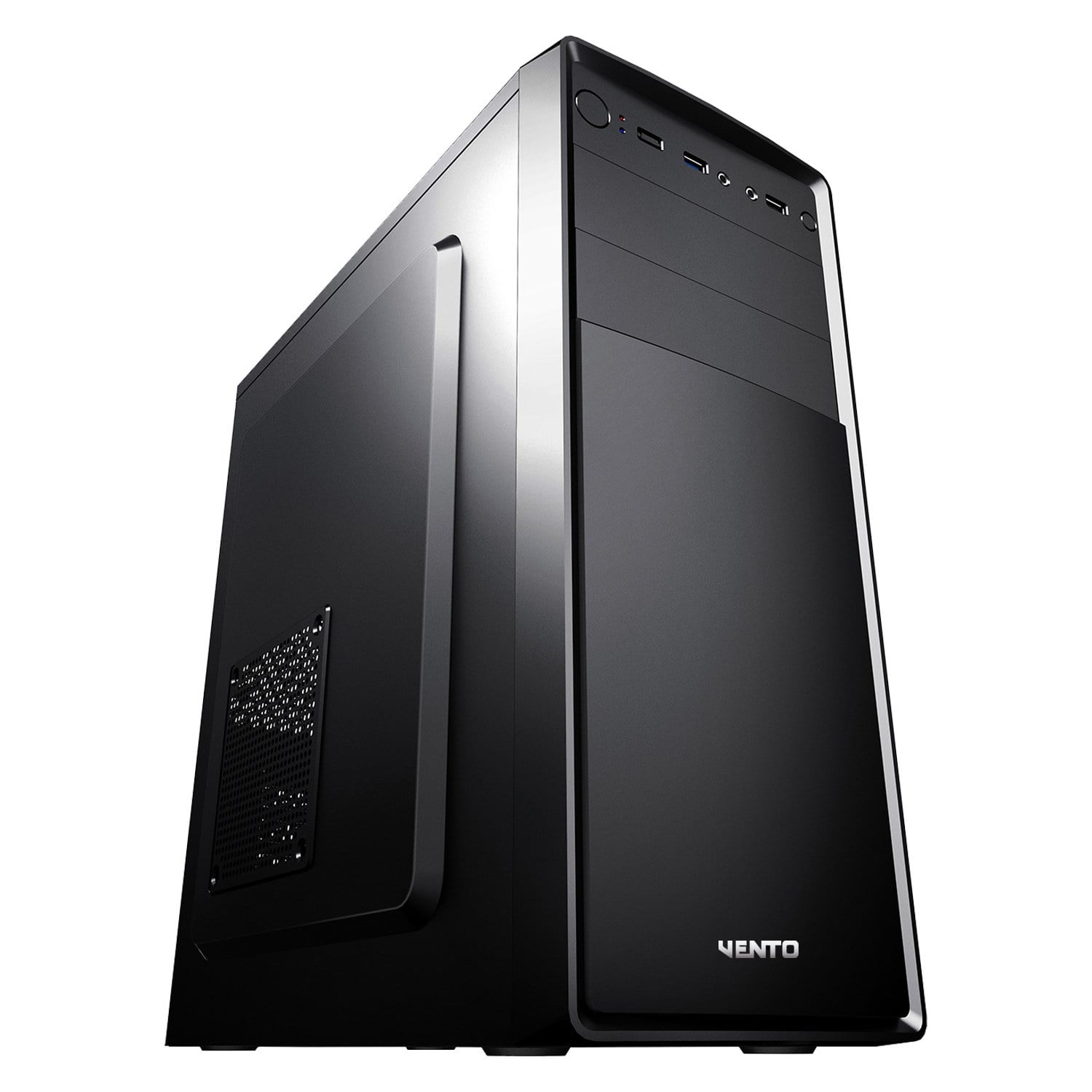 VENTO VS121S 350W 1x9CM ARKA + 1x12CM ÖN ATX 2xUSB2.0/1xUSB3.0 SİYAH KASA