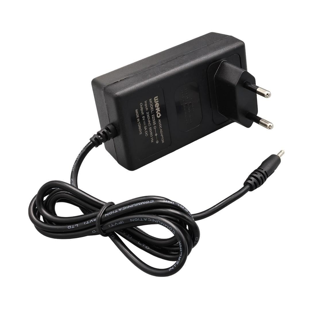 Weko 5 Volt - 3 Amper 2.5*0.7 Uçlu Priz Ti̇pi̇ Adaptör