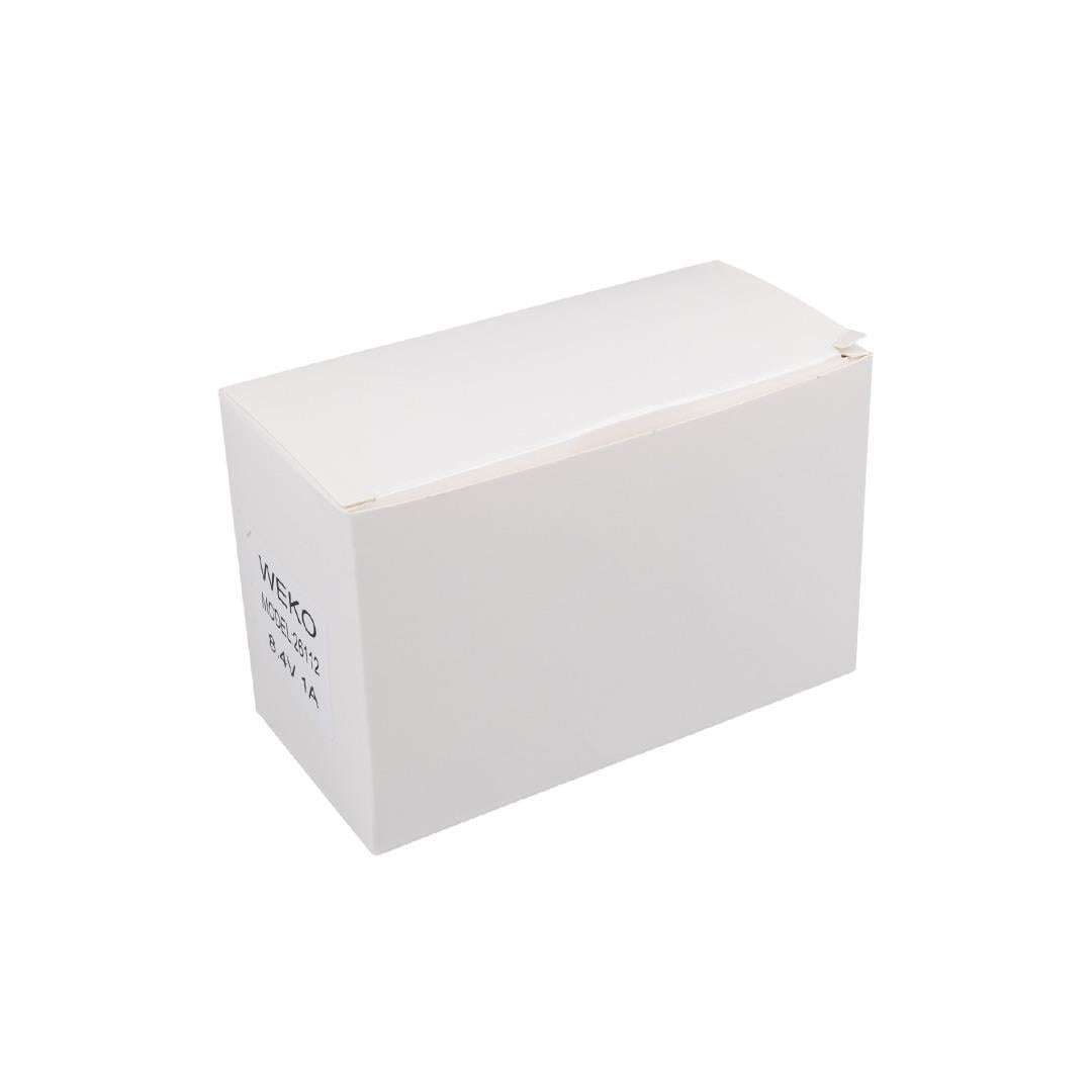Weko 8.4 Volt - 1 Amper 5.5x2.5 Uçlu + Krokodil Aparatlı Yerli Üretim Akü Şarj Cihazı