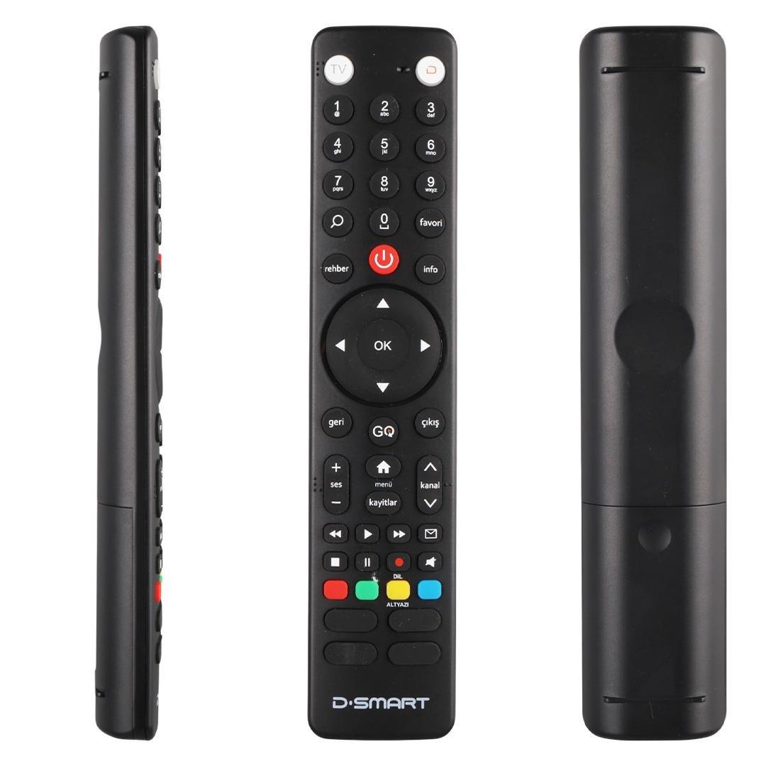Weko D-Smart Yeni Seris GO Tuşlu HD Uydu Alıcı Kumandası