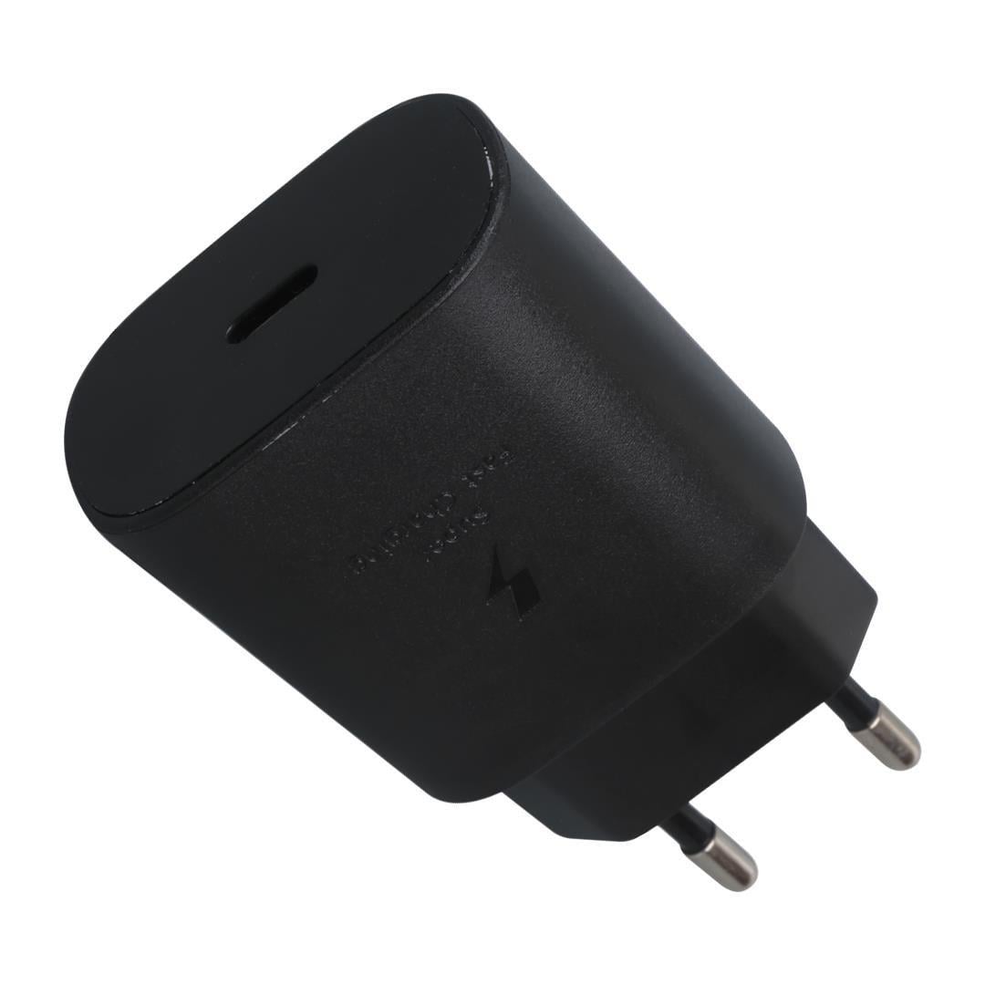 Weko WK-27877 Note10 Siyah 25 Watt Şarj Başlık Adaptörü + Type-C To Type-C Kablo