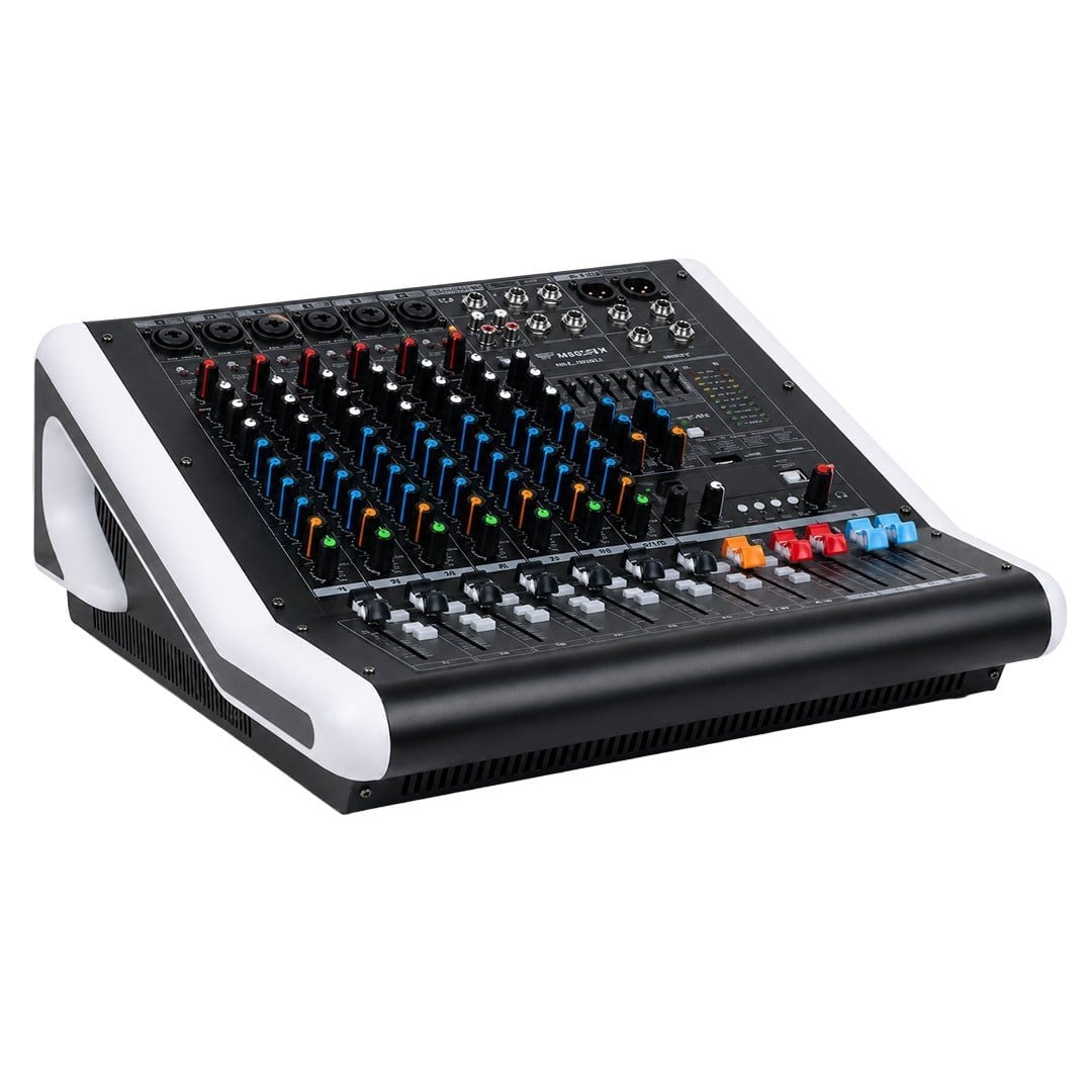 Westa WM-8PMX 2x400W 8 Kanal Power Mikser USB, Bluetooth 32DSP Dijital Profesyonel Ses Mikseri