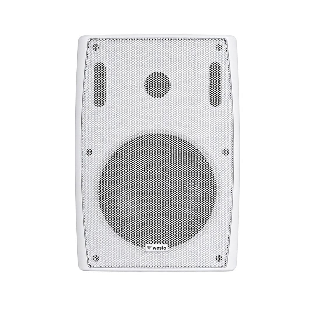 WESTA WS-65TW BEYAZ 16 CM 50W 100V HAT TRAFOLU DUVAR TİPİ SÜTUN PLASTİK KABİN HOPARLÖR TEKLİ