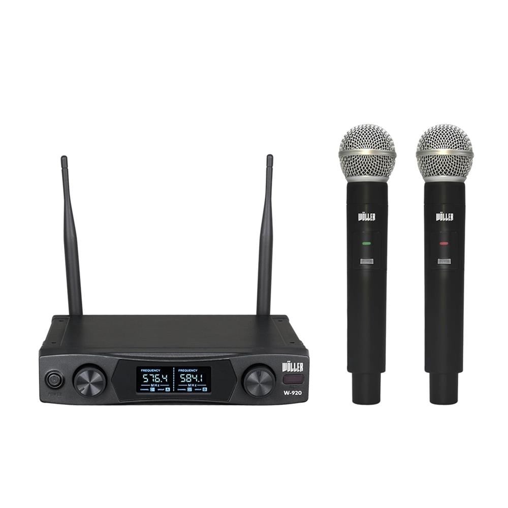 Wöller W-920EE UHF Telsiz Mikrofon - Çift El