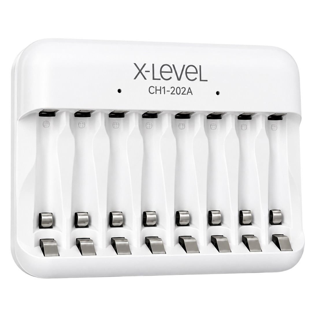 X-Level CH1-202A NI-MH AA-AAA 8'li Pil Şarj Cihazı
