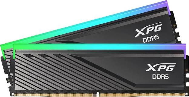 XPG 32GB (2X 16GB) DDR5 6000MHZ CL30 DUAL KIT RGB PC RAM Lancer Blade AX5U6000C3016G-DTLABRBK