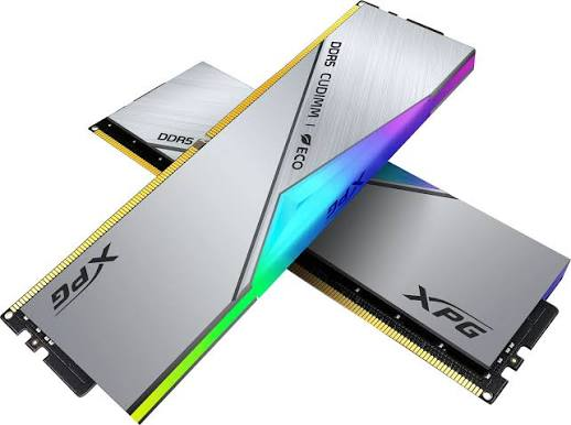 XPG 48GB (2X 24GB) DDR5 CUDIMM 8800MHZ CL42 RGB DUAL KIT PC RAM / LANCER SILVER AX5CU8800C4224G-DCLACRSG