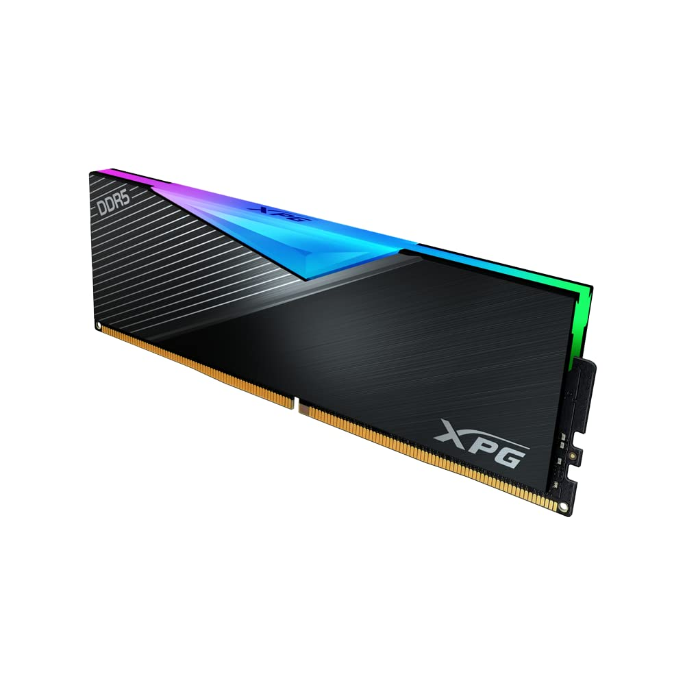 XPG 64GB  (2X 32GB) DDR5 6400MHZ CL32 RGB DUAL KIT PC RAM / LANCER RGB AX5U6400C3232G-DCLARBK