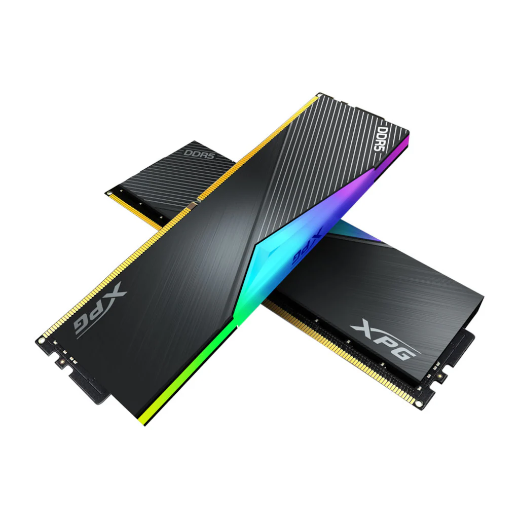 XPG 64GB  (2X 32GB) DDR5 6400MHZ CL32 RGB DUAL KIT PC RAM / LANCER RGB AX5U6400C3232G-DCLARBK