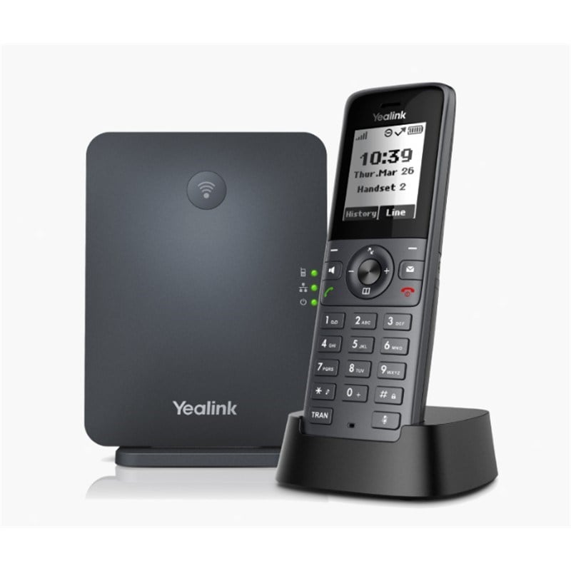 YEALINK W71P 1.8 INC EKRAN HD SES GÜRÜLTÜ ENGELLEME IP DECT TELEFON (W70B BAZ + W71H)