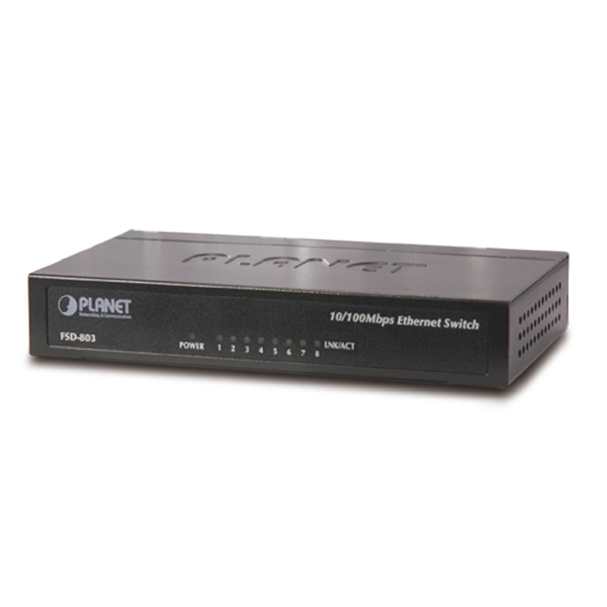 Yönetilemeyen Switch (Unmanaged Switch)<br>
8-Port 10/100Base-T 