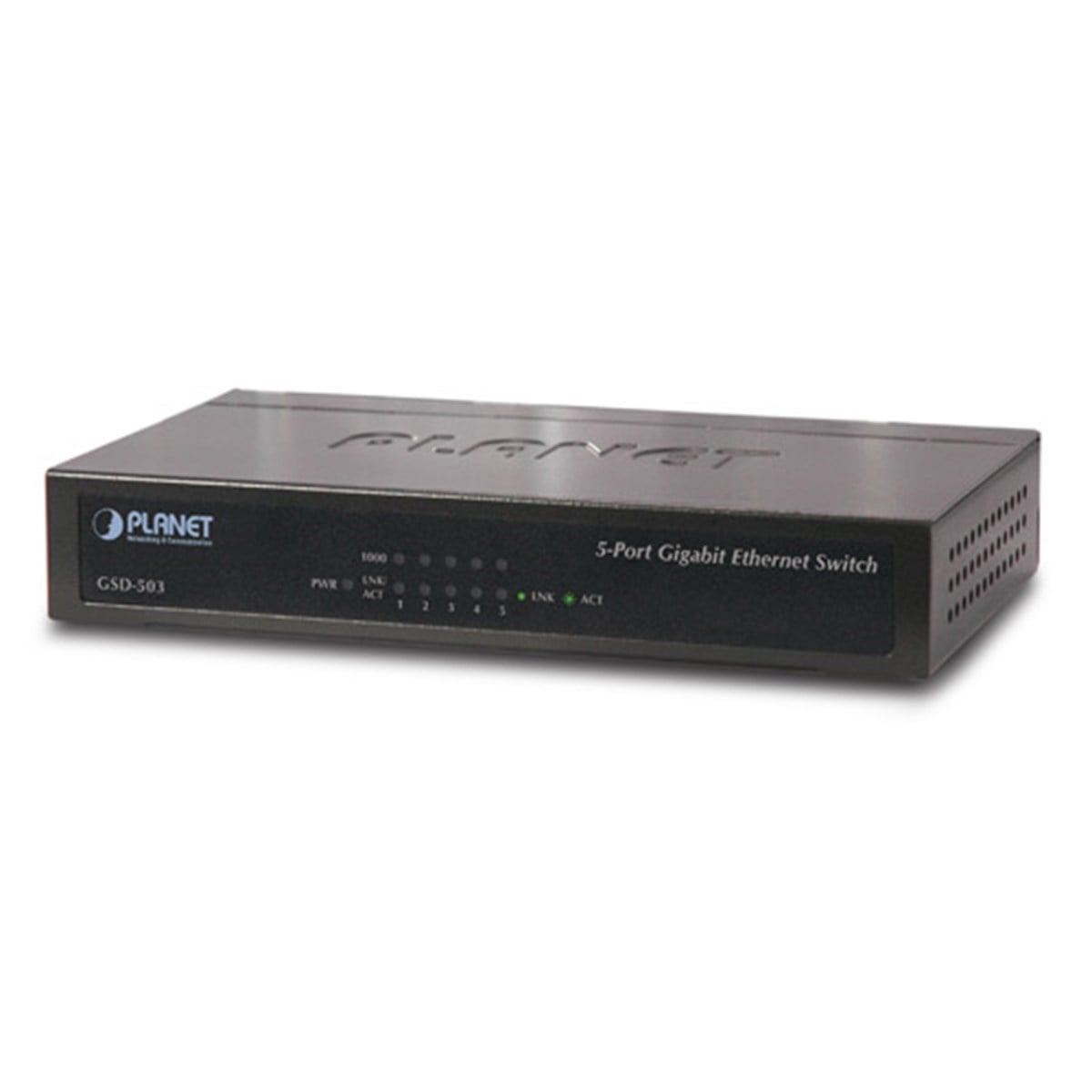 Yönetilemeyen Switch (Unmanaged Switch)<br>
5-Port 10/100/1000Base-T