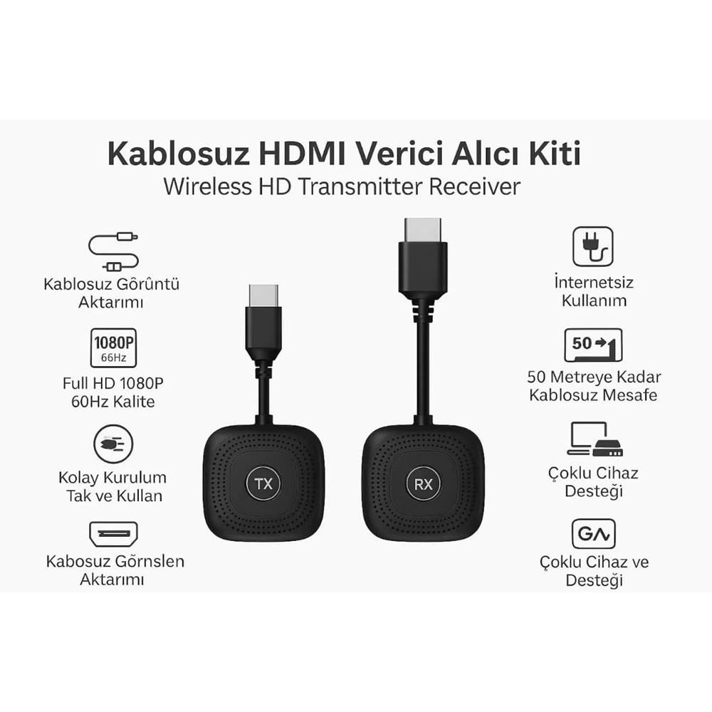 ZR787 HDMI GÖRÜNTÜ AKTARICI 50 MT