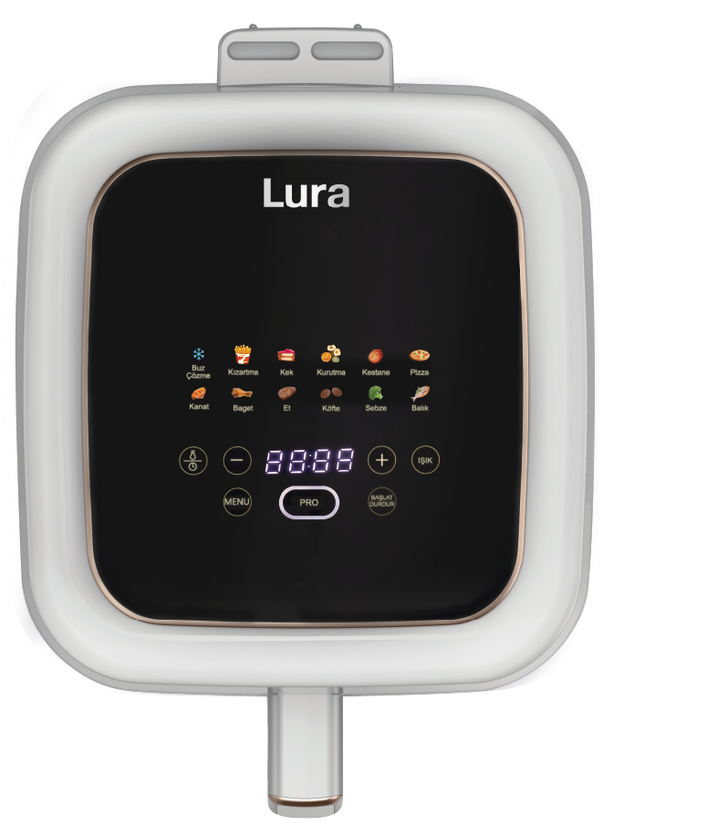Lura Airfryer Beyaz 17BG Küçük Ev Aletleri & Elektrikli Ev Aletleri , İndirim ve Fırsatlarla Dolu Ürünler Lura'da