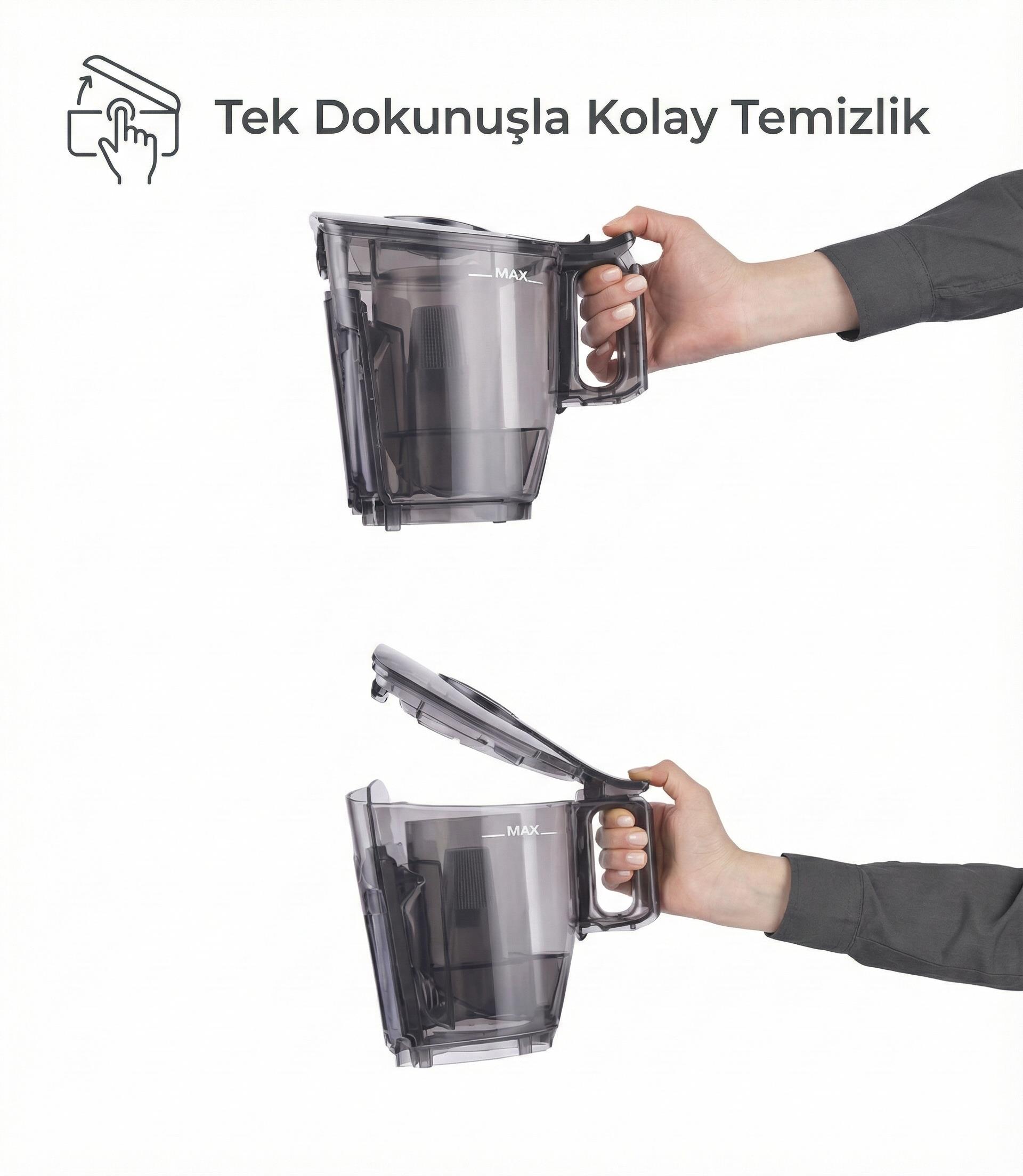 Lura Nika Toz Torbasız Süpürge 154S Küçük Ev Aletleri & Elektrikli Ev Aletleri , İndirim ve Fırsatlarla Dolu Ürünler Lura'da