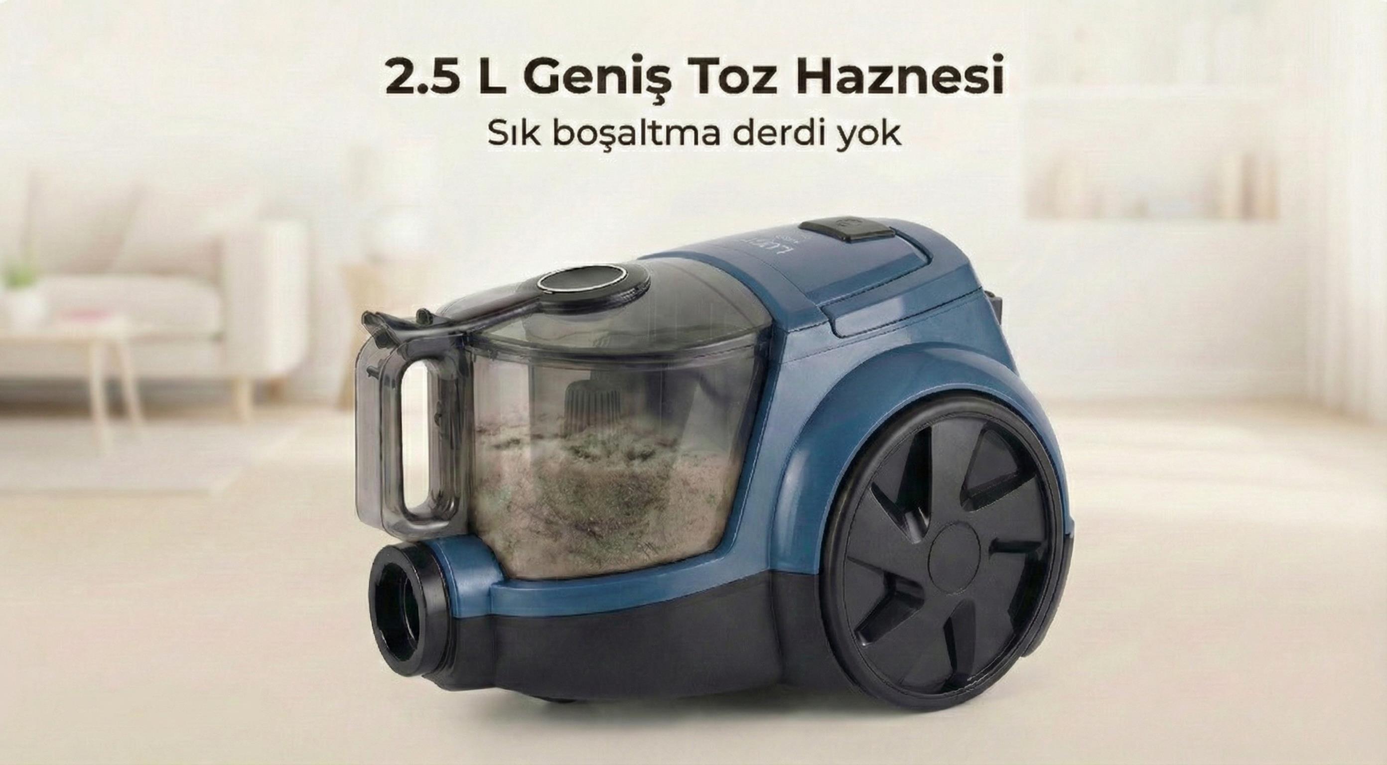 Lura Nika Toz Torbasız Süpürge 154S Küçük Ev Aletleri & Elektrikli Ev Aletleri , İndirim ve Fırsatlarla Dolu Ürünler Lura'da