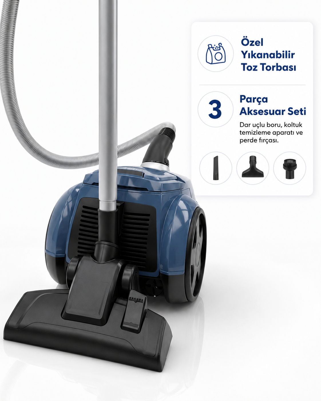 Toz Torbalı Elektrikli Süpürge 156N - Lura