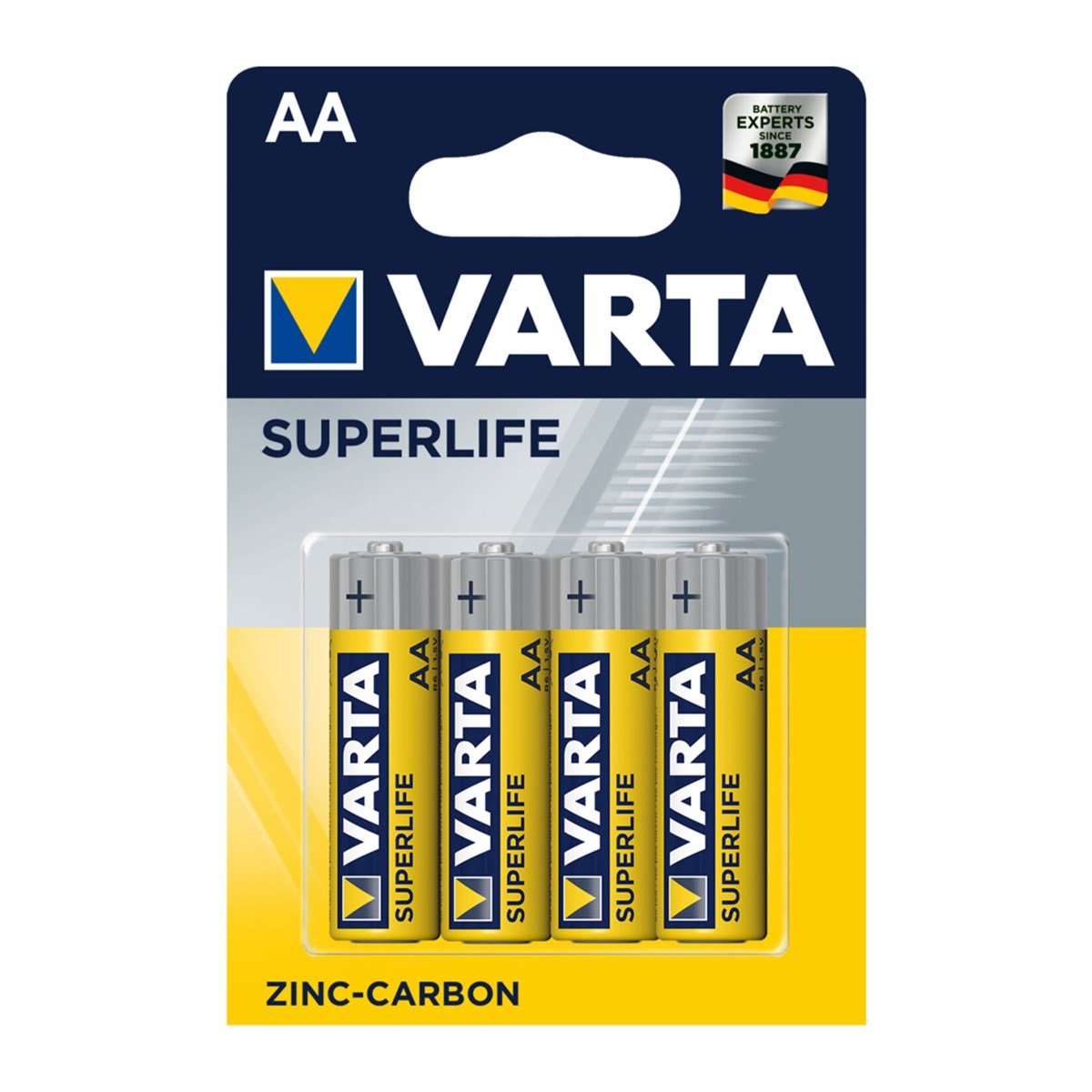 Varta Superlife 4XAA Çinko Karbon Kalem Pil