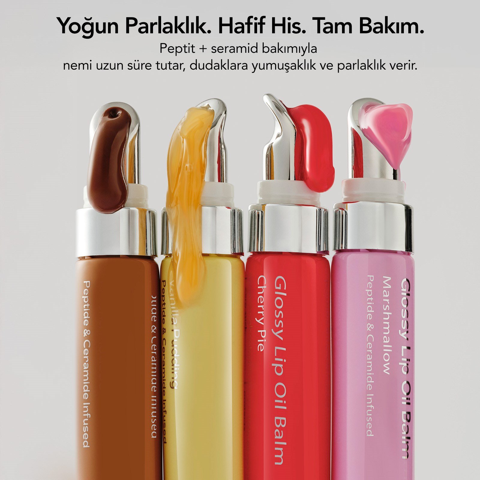 Aurelia Geneve Glossy Lip Oil Balm Peptide & Ceramid Infused - Cherry Pie