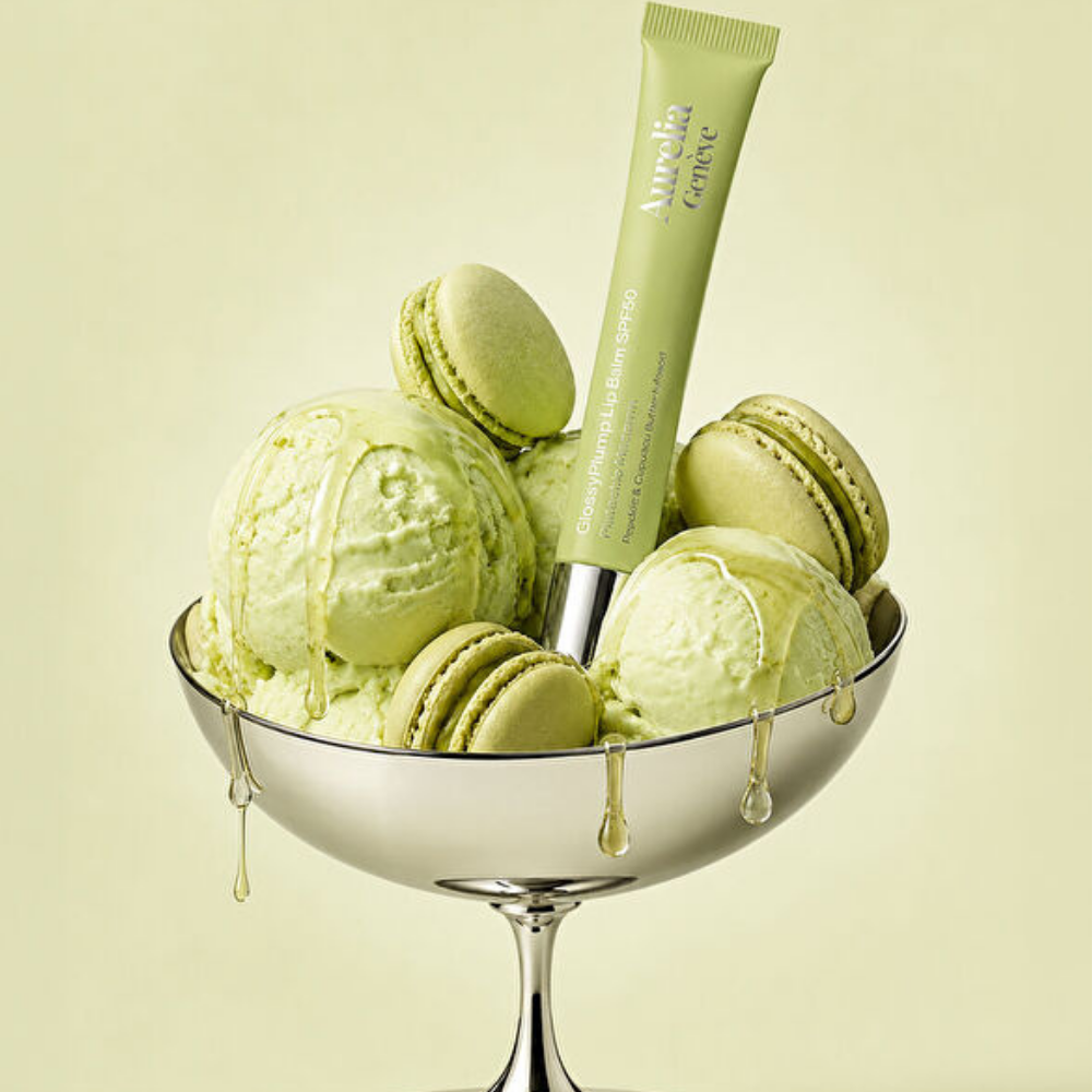 Aurelia Geneve Glossy Plump Lip Balm Spf50 - Pistachio Macaron