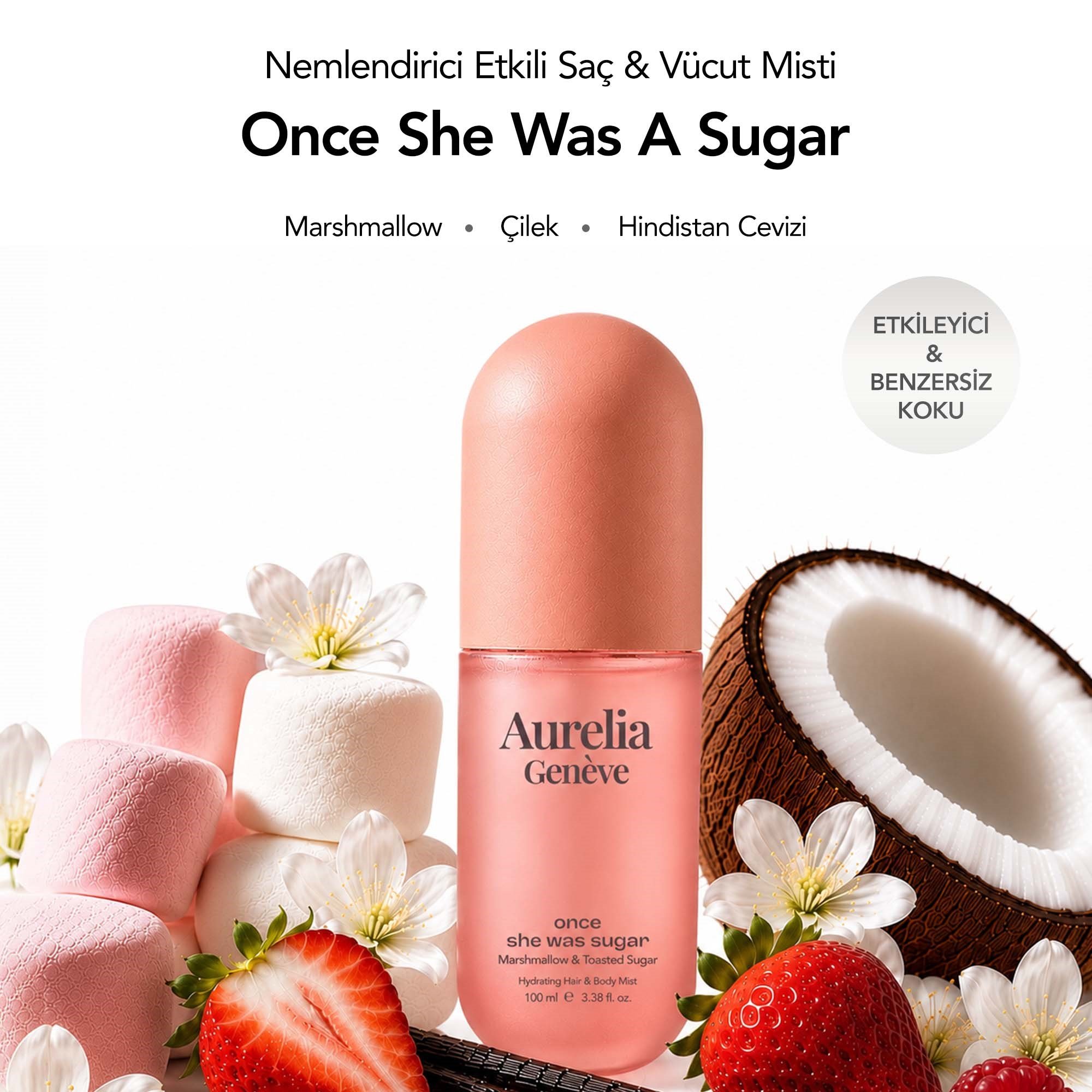 Aurelia Geneve Hydrating Hair & Body Mist - Once She Was Sugar 100ml