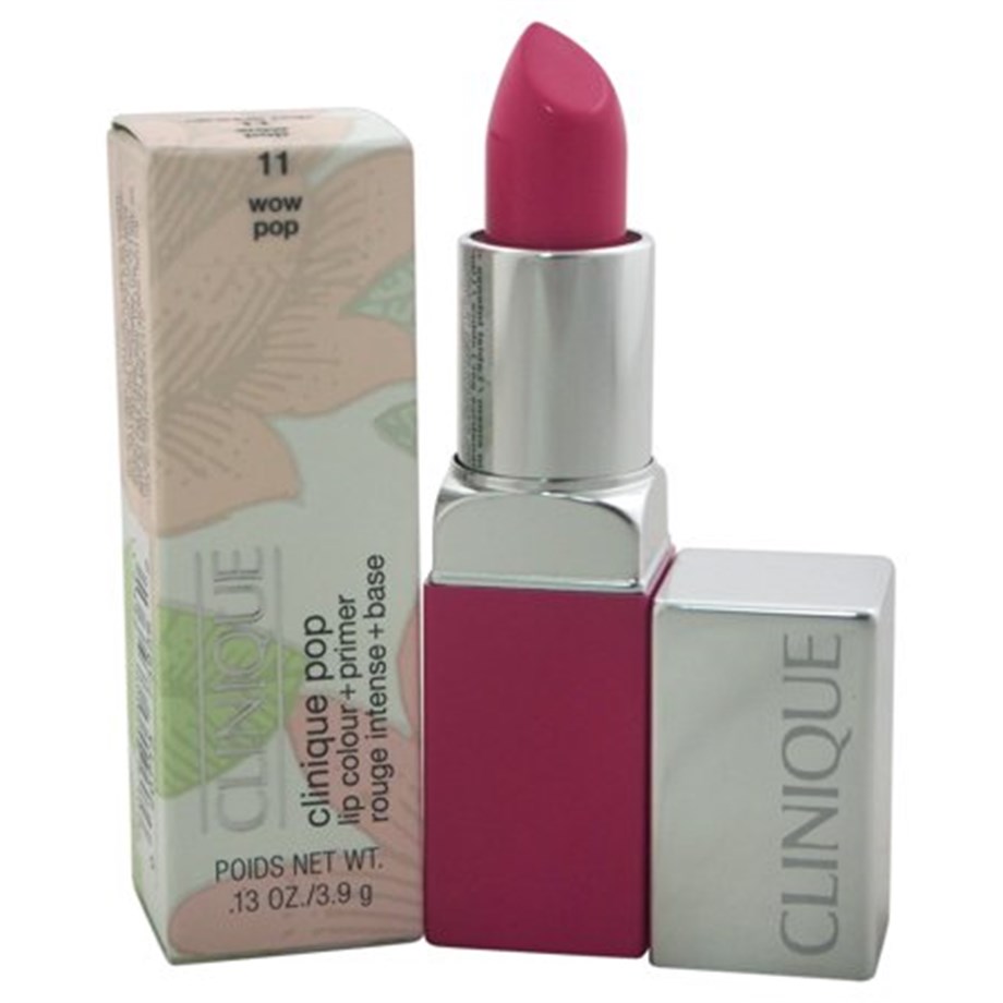 CliniqueLip Colour + Primer Rouge Intense +Base 11 Wow Pop